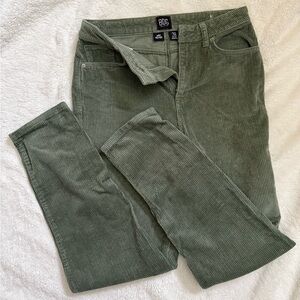 BDG Olive Corduroy Trousers